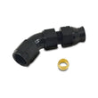 Load image into Gallery viewer, Vibrant 45 Degree 5/16in Tube to Female 6AN Adapter - Side View