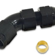 Load image into Gallery viewer, Vibrant 45 Degree 5/16in Tube to Female 6AN Adapter - Back View