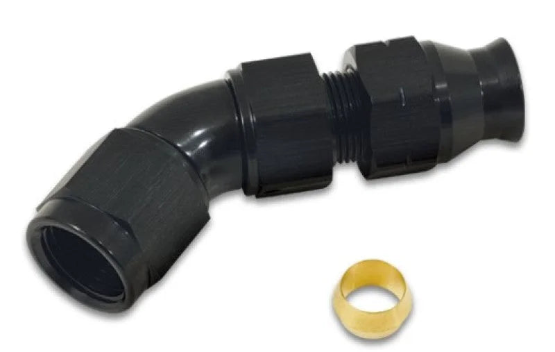 Vibrant 45 Degree 5/16in Tube to Female 6AN Adapter - Back View