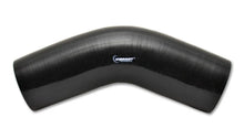 Load image into Gallery viewer, Vibrant 45 Degree Silicone Elbow 2.375in ID x 5.00in Leg Length - Black - Main Product View