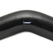 Load image into Gallery viewer, Vibrant 45 Degree Silicone Elbow 3.125in ID x 4.50in Leg Length - Black - Main Product View