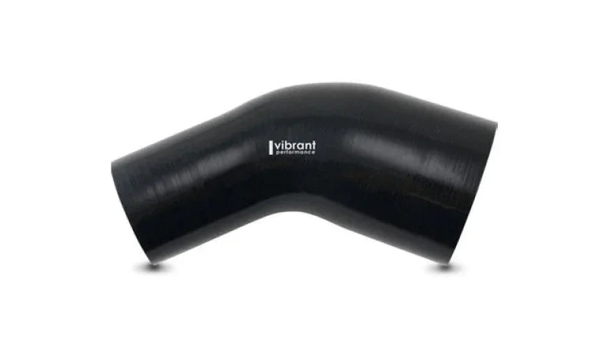 Vibrant 45 Degree Silicone Transition Elbow Hose ID 2.75in x 2.25in - Back View