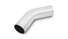 Load image into Gallery viewer, Vibrant 4.5in OD T6061 Aluminum Mandrel Bend 45 Degree - Polished - Side View