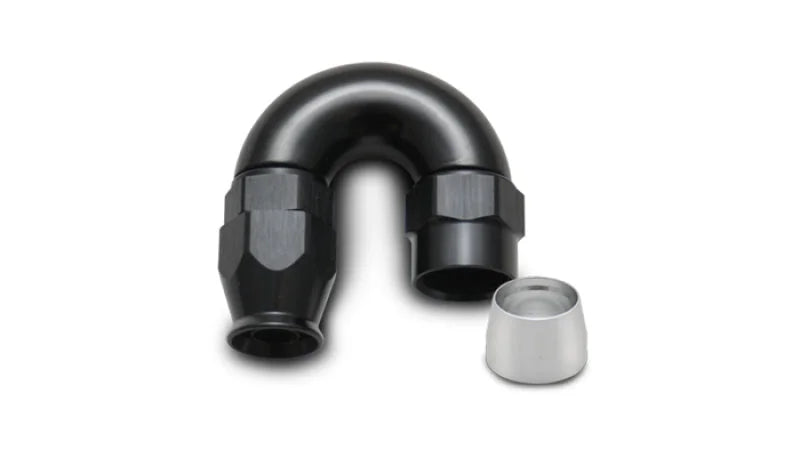 Vibrant -4AN 180 Degree Hose End Fitting for PTFE Lined Hose - Main Product View