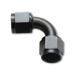 Load image into Gallery viewer, Vibrant -4AN Female 90 Degree Union Adapter (AN to AN) - Anodized Black Only - Side View