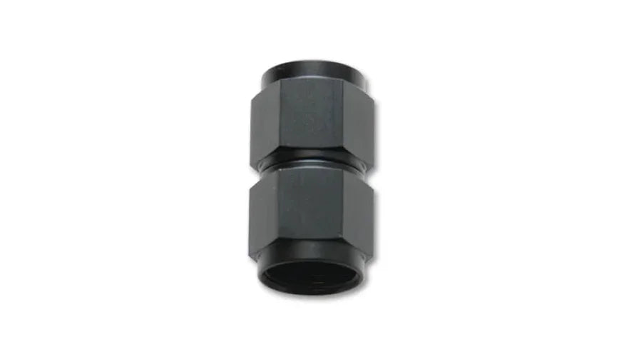 Vibrant -4AN Female Straight Union Adapter (AN to AN) - Side View