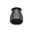 Load image into Gallery viewer, Vibrant -4AN Hose End Socket for PTFE Hose Ends - Black - Side View