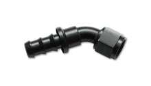 Load image into Gallery viewer, Vibrant -4AN Push-On 45 Deg Hose End Fitting - Aluminum - Main Product View