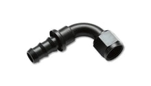 Load image into Gallery viewer, Vibrant -4AN Push-On 90 Deg Hose End Fitting - Aluminum - Side View
