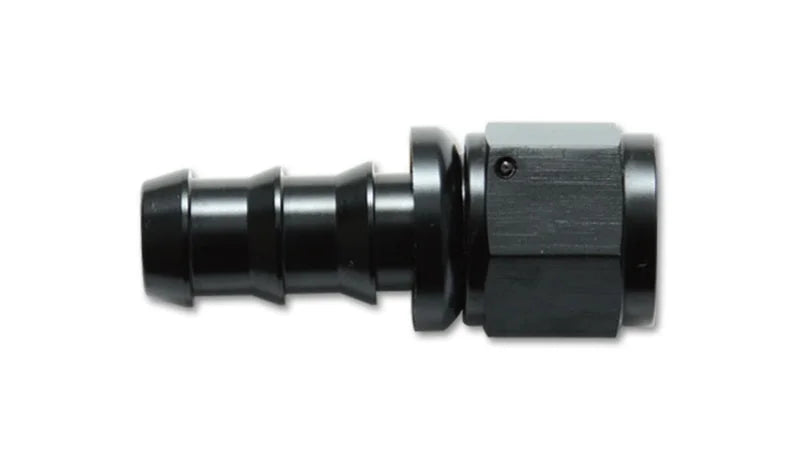 Vibrant -4AN Push-On Straight Hose End Fitting - Aluminum - Main Product View