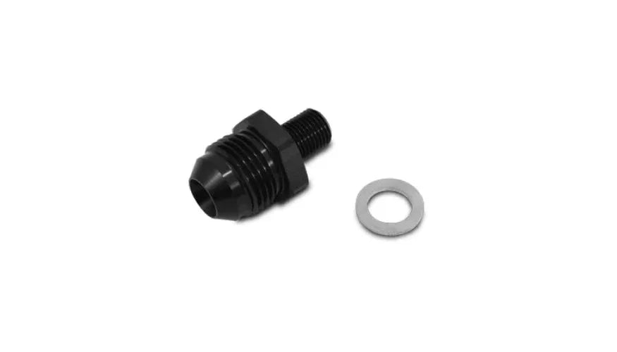 Vibrant -4AN to 12mm x 1.5 Metric Straight Adapter - Side View