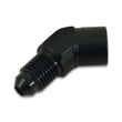 Load image into Gallery viewer, Vibrant -4AN to 1/8in NPT 45 Degree Adapter Fitting - Main Product View