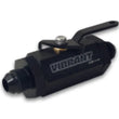 Load image into Gallery viewer, Vibrant -4AN to -4AN Male Shut Off Valve - Black - Detail View