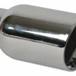 Load image into Gallery viewer, Vibrant 4in OD Round SS Exhaust Tip (Double Wall Angle Cut Beveled Outlet) 3in. ID Inlet - Side View