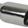 Load image into Gallery viewer, Vibrant 4in OD Round SS Exhaust Tip (Double Wall Angle Cut Beveled Outlet) 3in. ID Inlet - Detail View