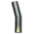Load image into Gallery viewer, Vibrant 4in OD T304 SS 15 Deg Mandrel Bend 5in Leg Length (6in Centerline Radius) - Side View