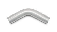 Load image into Gallery viewer, Vibrant 4in O.D. T304 SS 60 deg Mandrel Bend 6in x 6in leg lengths (6in Centerline Radius) - Side View