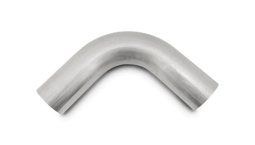 Vibrant 4in OD T304 SS 90 Deg Mandrel Bend (4in Centerline Radius) - Side View