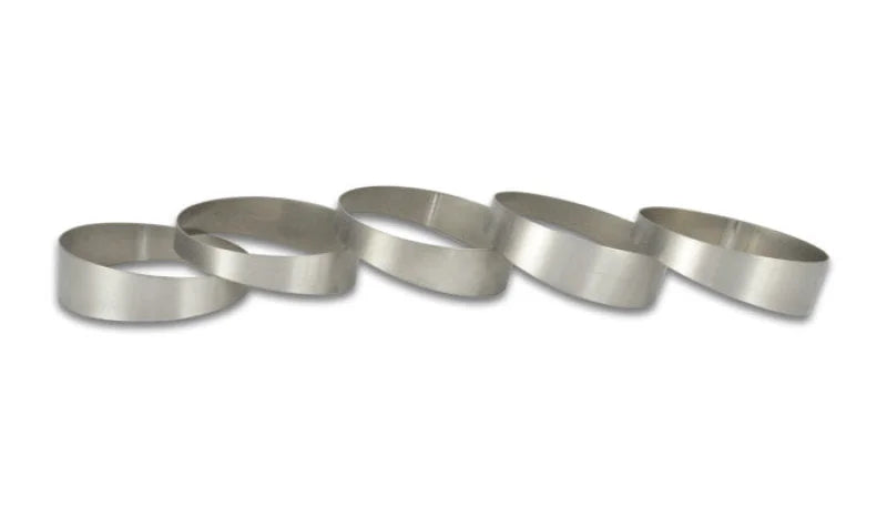 Vibrant 4in. O.D. Titanium Pie Cuts - Bag of 5 - Side View