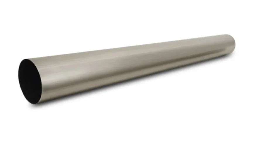 Vibrant 4in. O.D. Titanium Straight Tube - 1 Meter Long - Side View