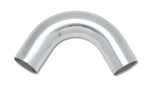 Vibrant 4in O.D. Universal Aluminum Tubing (120 degree Bend) - Polished - Main Product View