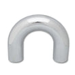 Load image into Gallery viewer, Vibrant 4in O.D. Universal Aluminum Tubing (180 degree Bend) - Polished - Main Product View