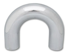 Load image into Gallery viewer, Vibrant 4in O.D. Universal Aluminum Tubing (180 degree Bend) - Polished - Detail View