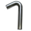 Load image into Gallery viewer, Vibrant 4in OD x 4in CLR 304 Stainless Steel Tubing 120 Degree Mandrel Bend - Side View