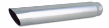 Load image into Gallery viewer, Vibrant 4in Round SS Truck/SUV Exhaust Tip (Single Wall Angle Cut) - 3in inlet 20in long - Main Product View