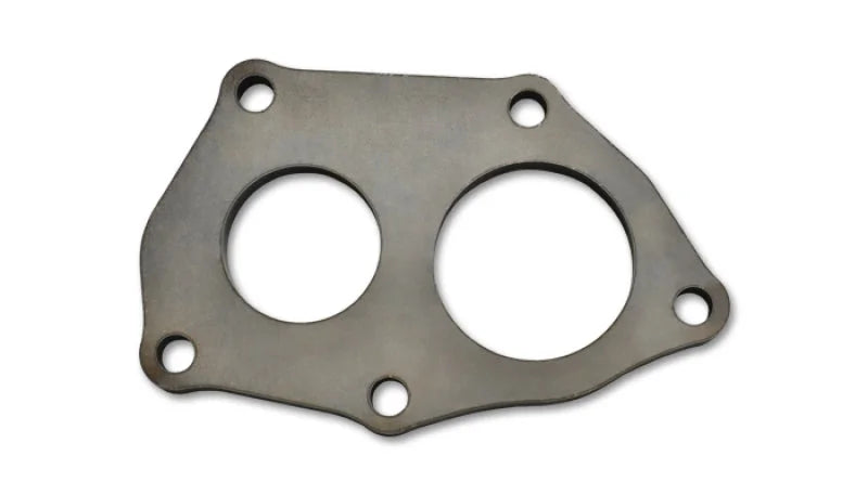 Vibrant 5 Bolt Downpipe Flange for Mitsu Evo 7-10 - Mild Steel - Side View