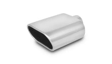 Load image into Gallery viewer, Vibrant 5.5in x 3in Oval SS Exhaust Tip (Single Wall Angle Cut Rolled Edge) - Main Product View