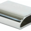 Load image into Gallery viewer, Vibrant 5.5in x 3in Oval SS Exhaust Tip (Single Wall Angle Cut Rolled Edge) - Side View