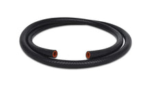 Load image into Gallery viewer, Vibrant 5/8in (16mm) I.D. x 5 ft. Silicon Heater Hose reinforced - Black - Side View