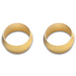Load image into Gallery viewer, Vibrant 5/8in Brass Olive Hardline Tubing Inserts (2 Pack) - Main Product View
