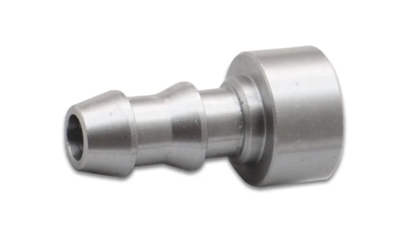 Vibrant 5/8in ID Hose Barbed Weld Bung - Mild Steel - Side View