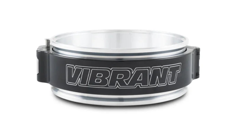 Vibrant 5in O.D. Aluminized HD 2.0 Clamp Assembly - Anodized Black - Main Product View