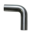 Load image into Gallery viewer, Vibrant 5in O.D. T304 SS 90 deg Mandrel Bend 6in x 6in leg lengths (7.5in Centerline Radius) - Side View