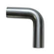 Load image into Gallery viewer, Vibrant 5in O.D. T304 SS 90 deg Mandrel Bend 6in x 6in leg lengths (7.5in Centerline Radius) - Side View