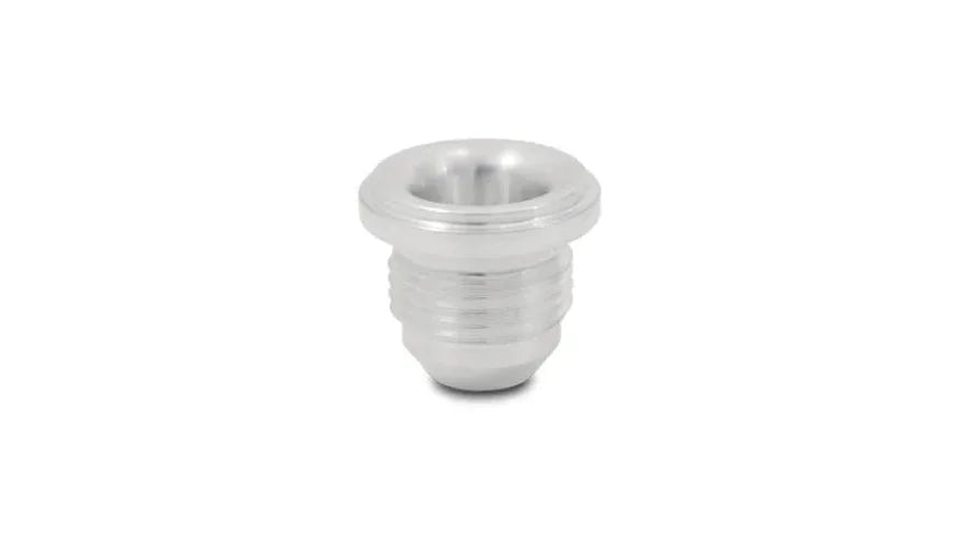 Vibrant -6 AN Male Weld Bung (7/8in Flange OD) - Aluminum - Side View