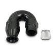 Load image into Gallery viewer, Vibrant -6AN 180 Degree Elbow Hose End Fitting for PTFE Lined Hose - Side View