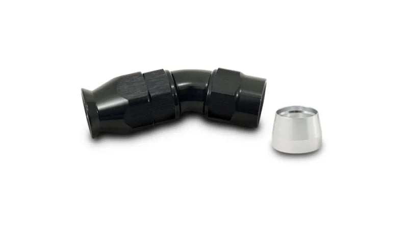 Vibrant -6AN 30 Degree Hose End Fitting for PTFE Lined Hose - Main Product View