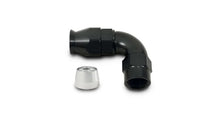 Load image into Gallery viewer, Vibrant -6AN 90 Degree Elbow Hose End Fitting for PTFE Lined Hose - Side View