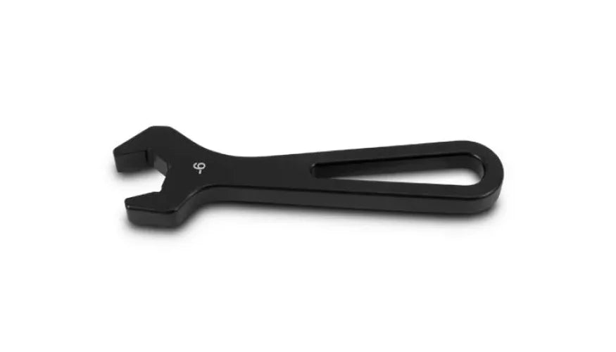 Vibrant -6AN Aluminum Wrench - Anodized Black (individual retail packaged) - Side View