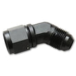 Load image into Gallery viewer, Vibrant -6AN Female to -6AN Male 45 Degree Swivel Adapter Fitting - Side View
