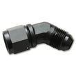 Load image into Gallery viewer, Vibrant -6AN Female to -6AN Male 45 Degree Swivel Adapter Fitting - Side View