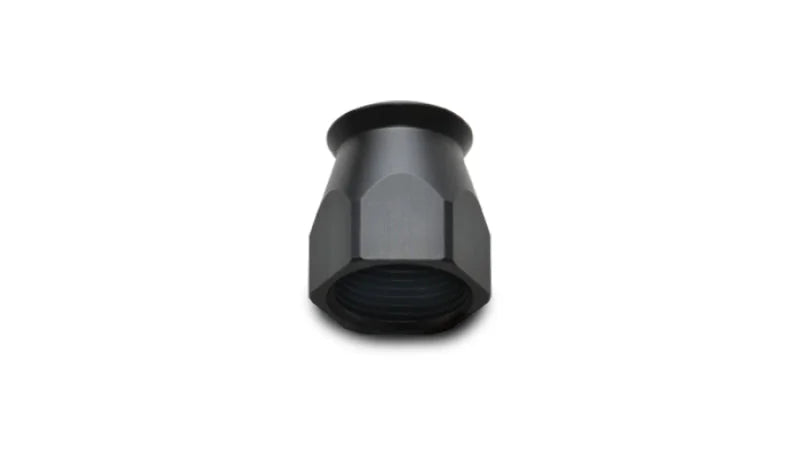 Vibrant -6AN Hose End Socket for PTFE Hose Ends - Black - Side View