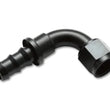 Load image into Gallery viewer, Vibrant -6AN Push-On 90 Deg Hose End Fitting - Aluminum - Side View