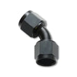 Load image into Gallery viewer, Vibrant -6AN X -6AN Female Flare Swivel 45 Deg Fitting ( AN To AN ) -Anodized Black Only - Main Product View
