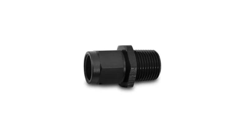 Vibrant -6AN to 1/8in NPT Female Swivel Straight Adapter Fitting - Back View