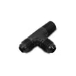 Load image into Gallery viewer, Vibrant -6AN x 1/4in NPT Flare to Pipe On Run Tee Adapter Fitting - Aluminum - Side View